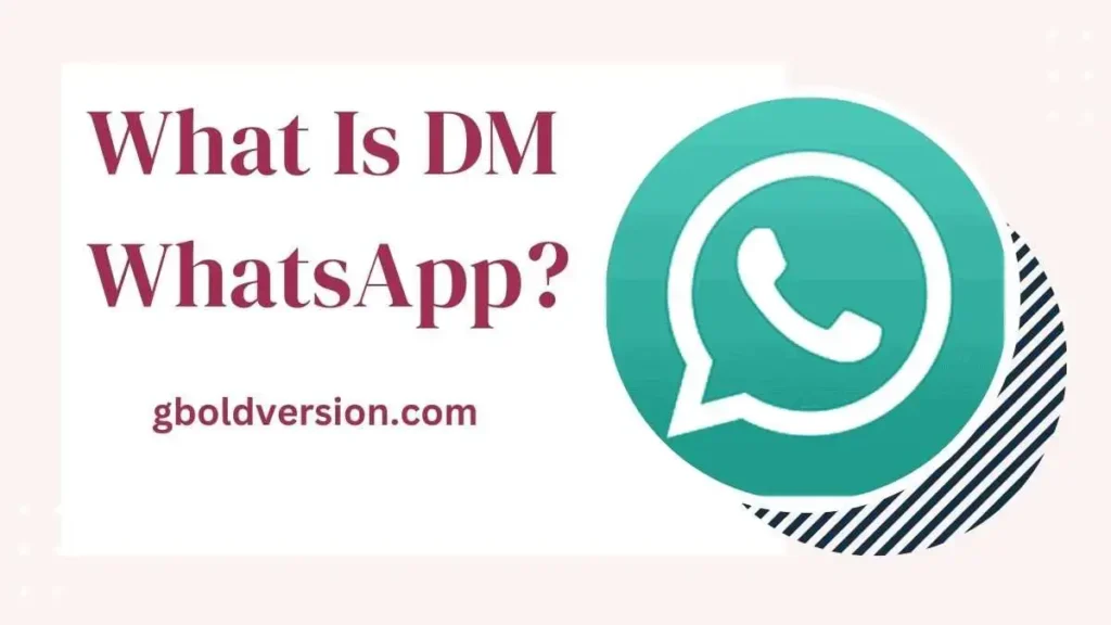 What Is DM WhatsApp