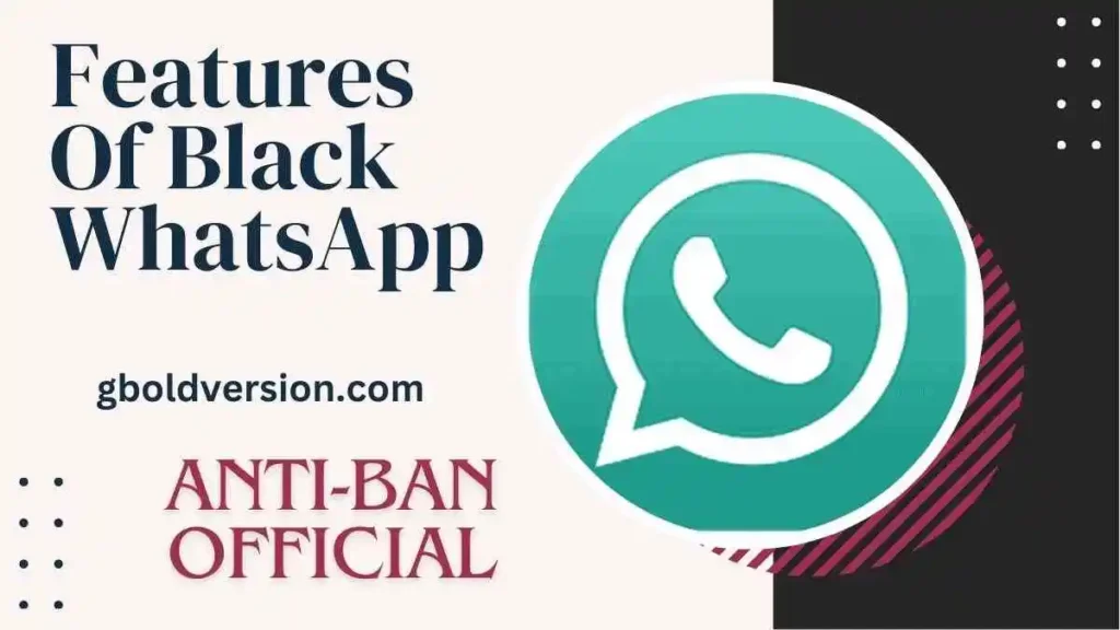 Features Of Black WhatsApp